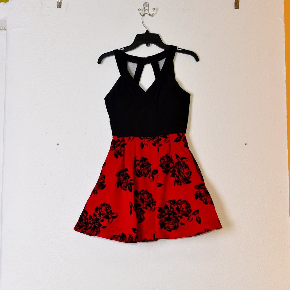 Crystal Doll Semi-Formal Dress Crushed Velvet